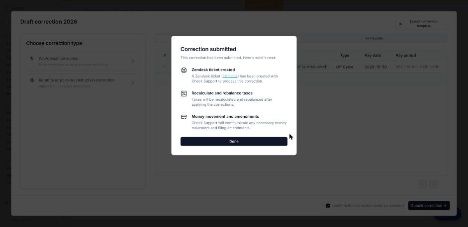 Tạo Zendesk ticket cho Check Support